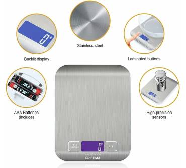 Produktbild Grifema GA2002 Profi Digitale Küchenwaage
