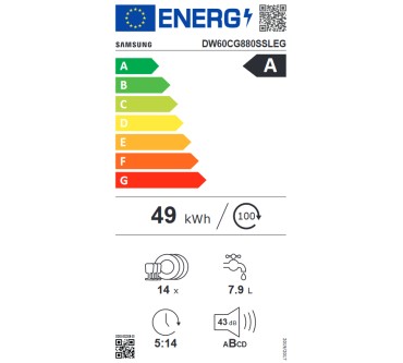 Produktbild Samsung DW60CG880SSLEG DW8700B