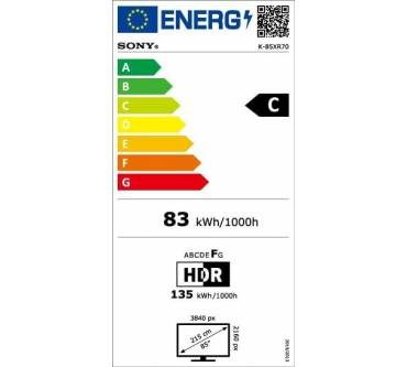 Produktbild Sony K-85XR70
