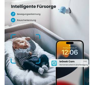 Produktbild ieGeek Baby 7S Babyphone