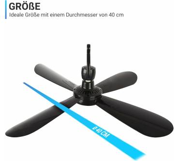 Produktbild Bestlivings Mobiler Deckenventilator mit XXL-Kabel