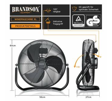 Produktbild Brandson Retro Windmaschine XL