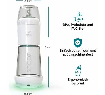 Produktbild Snoozi Nachtflasche mit Flaschenwärmer