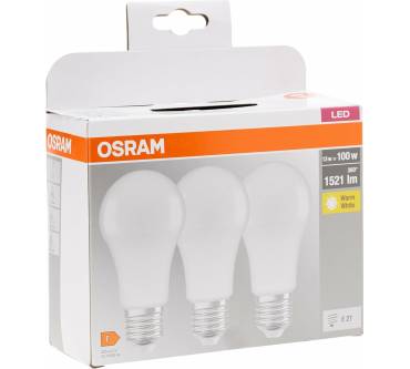 Produktbild Osram LED Base Classic A Lampe E27 Star Warmweiß