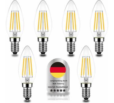 Produktbild Wenscha E14 Kerze C35 LED Lampe Warmweiß 2700K