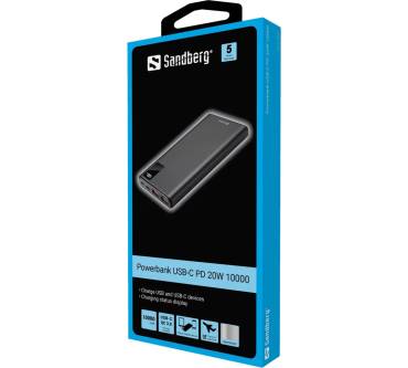 Produktbild Sandberg Powerbank USB-C PD 20W (10000mAh)