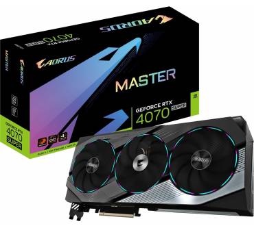 Produktbild GigaByte Aorus GeForce RTX 4070 Super Master 12G