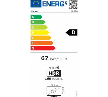 Produktbild Hisense 65U7NQ