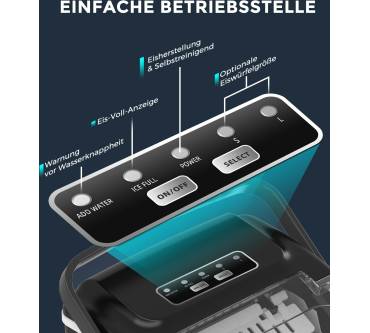 Produktbild ecozy Eiswürfelmaschine (‎IM-BS260C)