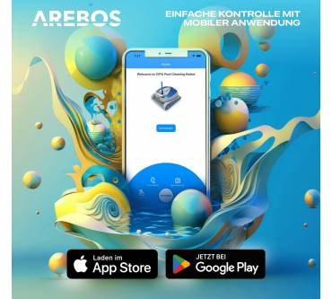 Produktbild Arebos Poolroboter mit App