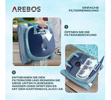 Produktbild Arebos Poolroboter mit App