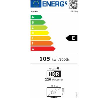 Produktbild Hisense 75U6NQ