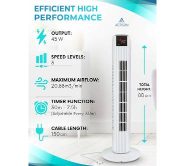 Produktbild Aerson Turmventilator 80 cm