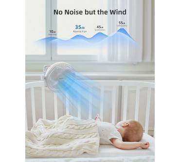 Produktbild Koonie Tragbarer Clip-On-Ventilator