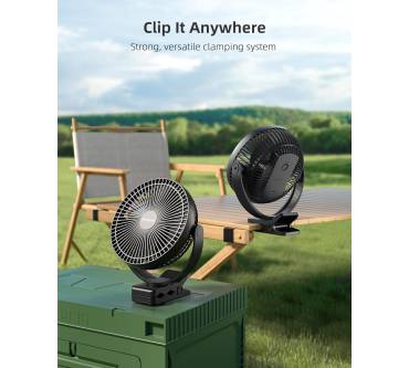 Produktbild Koonie Tragbarer Clip-On-Ventilator