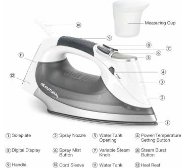 Produktbild Beautural Dampfbügeleisen 2400W