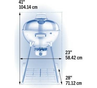 Produktbild Napoleon NK22 Holzkohle-Kugelgrill