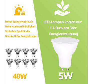 Produktbild Oaomi GU10 LED Lampe Warmweiß 2700K 5W