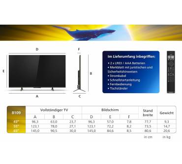 Produktbild Philips 43PUS8109