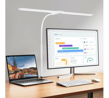 Produktbild EppieBasic Doppelkopf Schreibtischlampe LED