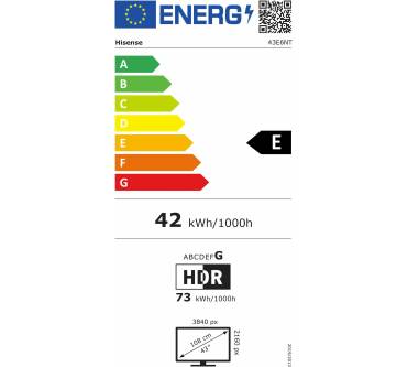 Produktbild Hisense 43E6NT