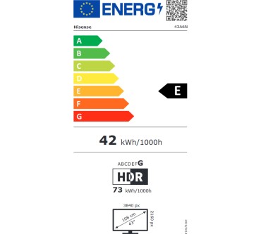 Produktbild Hisense 43A6N