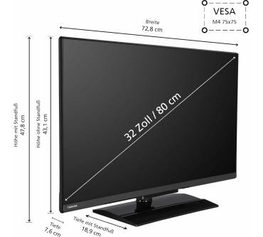 Produktbild Toshiba 32LA3E63DAZ