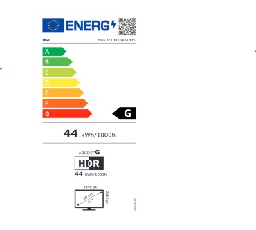 Produktbild MSI MPG 321URXDE QD-OLED