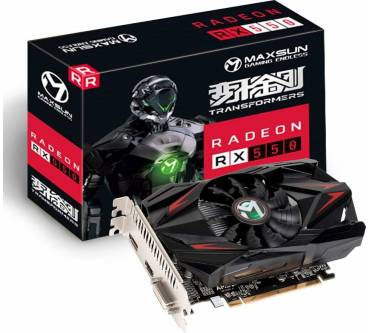 Produktbild Maxsun Radeon RX 550 Transformers 4G