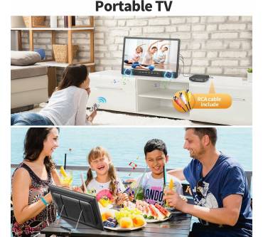 Produktbild Desobry 18-Zoll tragbarer Fernseher mit Freeview