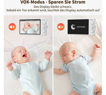 Produktbild Codnida 5,5 Zoll Babyphone mit Kamera