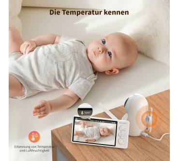 Produktbild Codnida 5,5 Zoll Babyphone mit Kamera