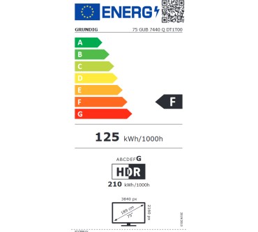 Produktbild Grundig 75 GUB 7440 Q