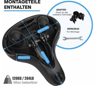 Produktbild Tonbux Fahrradsattel mit Reflektor