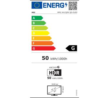 Produktbild MSI MPG 341CQPXDE QD-OLED