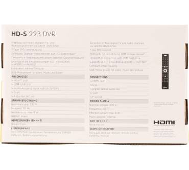 Produktbild TechniSat HD-S 223 DVR