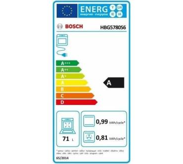 Produktbild Bosch Serie 6 HBG5780S6