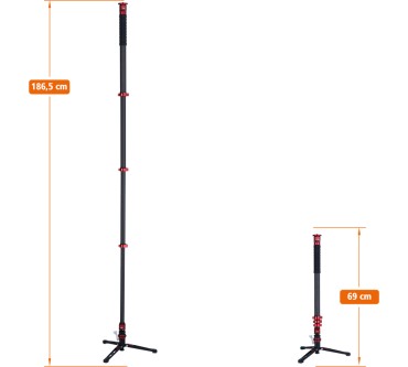 Produktbild Rollei Easy Traveler Carbon Monopod