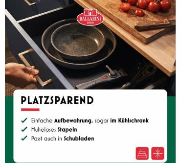 Produktbild Ballarini Torre Bratpfannen-Set und Stieltopf