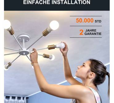 Produktbild Dusktec Alexa Glühbirne E27 Smart LED Warmweiss und Kaltweiss 12W