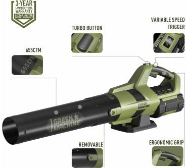 Produktbild Green Machine 655 CFM Cordless Blower