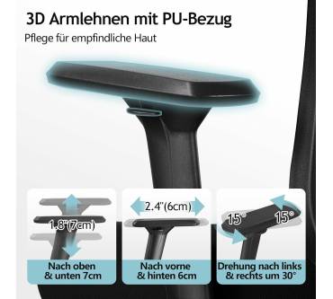 Produktbild DoChair 9777 Ergonomischer Bürostuhl