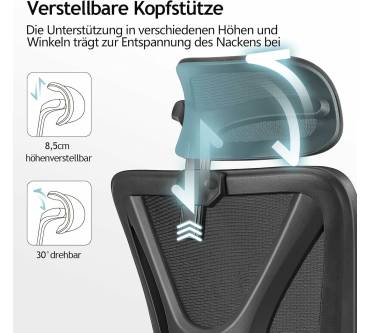 Produktbild DoChair 9777 Ergonomischer Bürostuhl