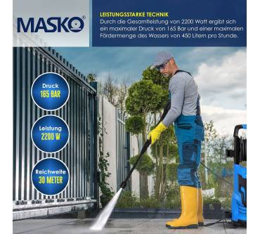 Produktbild Masko Hochdruckreiniger (2200 W)