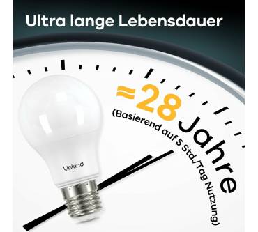 Produktbild Linkind Ultra-effiziente Energiesparlampe 7,2W E27 Neutralweiß