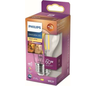 Produktbild Philips LED Classic E27 Filament 6 W Warmweiß