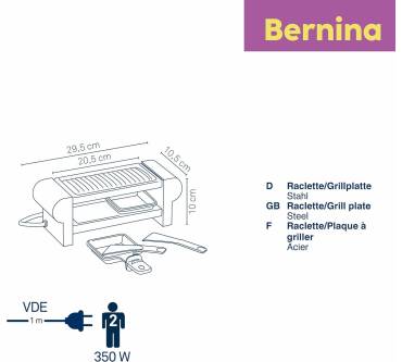 Produktbild KELA Raclette Bernina