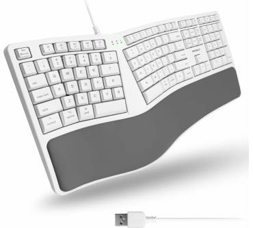 Produktbild Macally Ergomomic USB-A Wired Keyboard