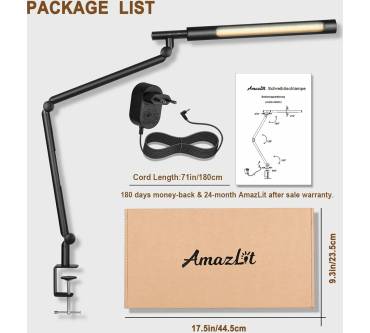 Produktbild AmazLit LED-Schreibtischlampe