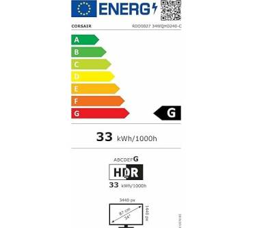 Produktbild Corsair Xeneon 34WQHD240-C